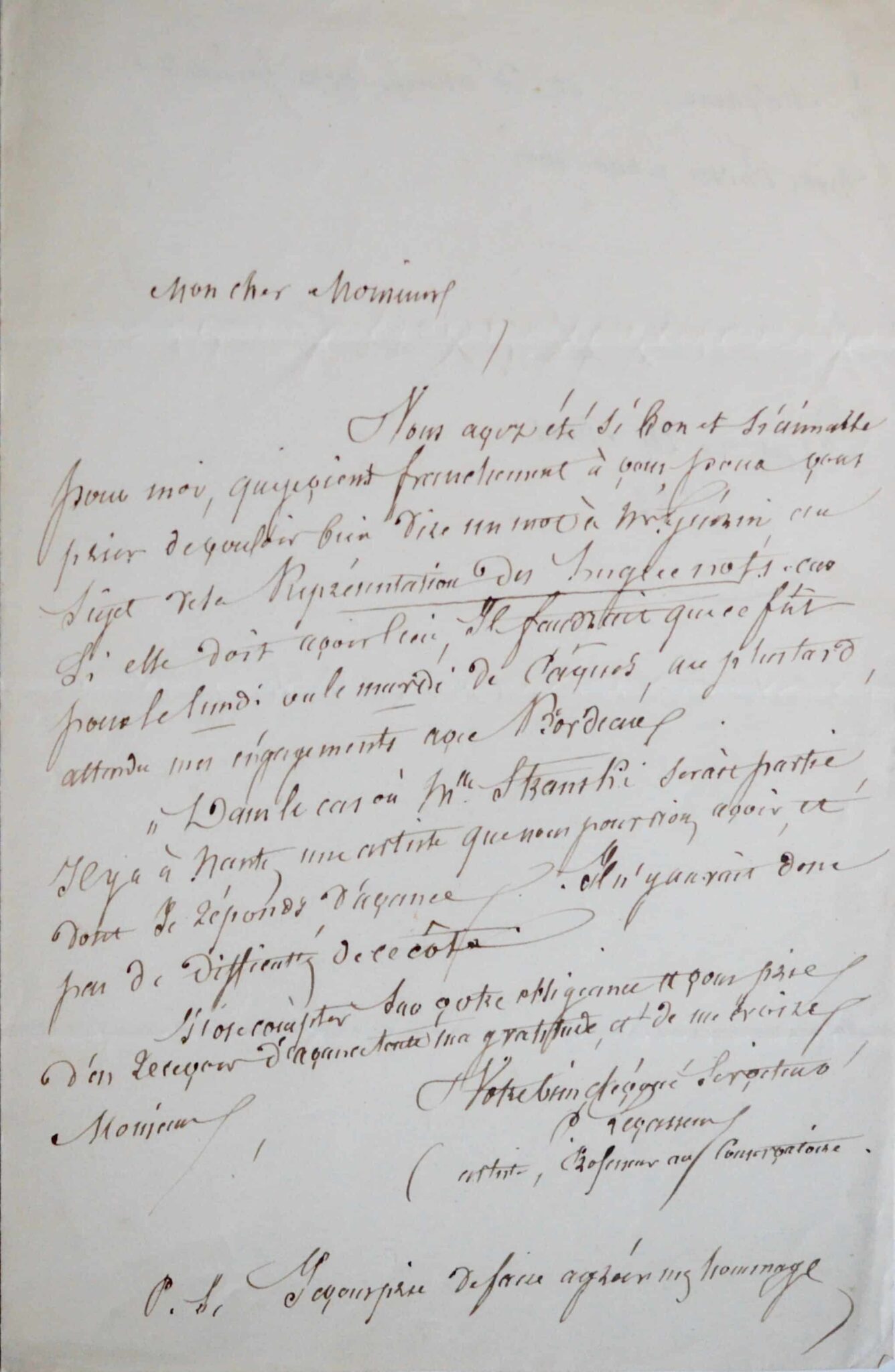 La basse Nicolas-Prosper Levasseur fait représenter les Huguenots de Meyerbeer – vue 2 La basse Nicolas-Prosper Levasseur fait représenter les Huguenots de Meyerbeer – vue 2