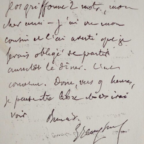 Huysmans, un homme très occupé – vue 2