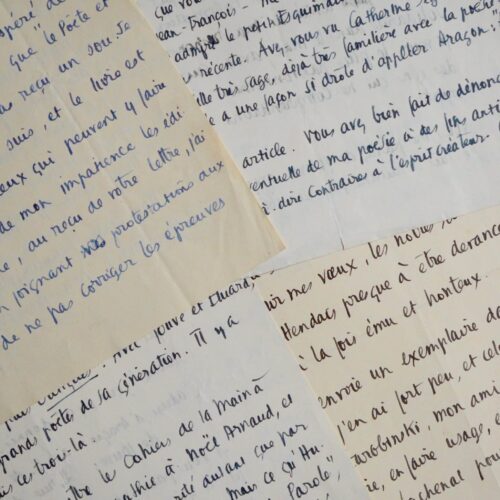 Belle correspondance de Pierre Emmanuel à Louis Parrot, écrite durant l'occupation – vue 2