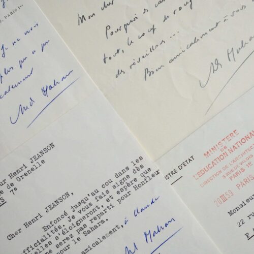 Trois lettres de Malraux à Henri Jeanson et Claude Marcy – vue 2
