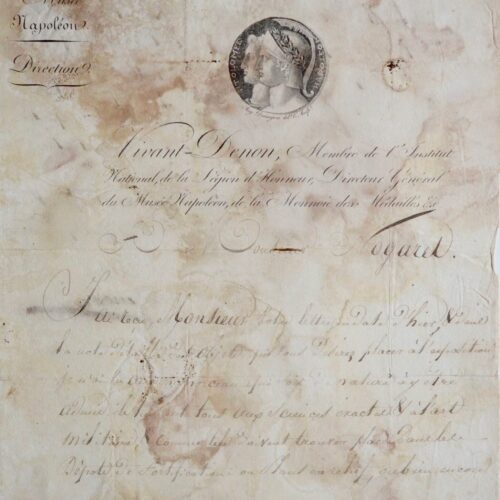 Vivant-Denon refuse des pièces pour le salon de 1808 du Musée Napoléon – vue 2