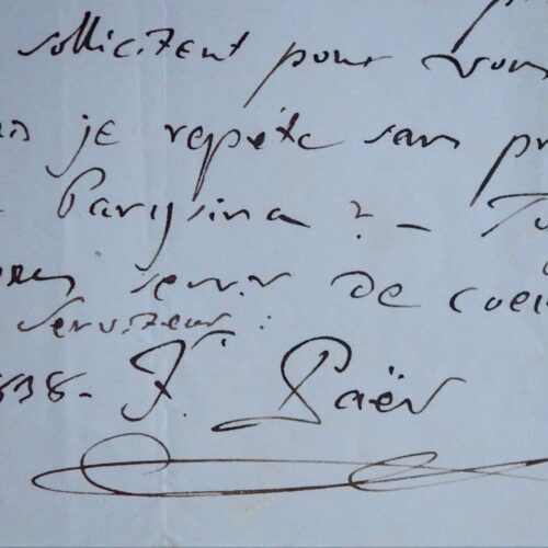 Ferdinando Paër veut découvrir l'opéra de Donizetti "Parisina"