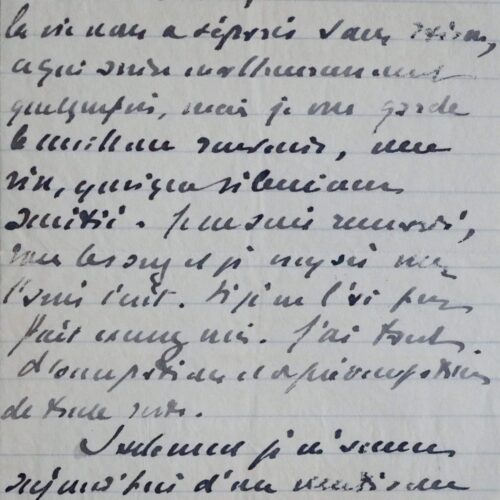 Léon Daudet est occupé et préoccupé : "La vie nous a séparés sans raison" – vue 2