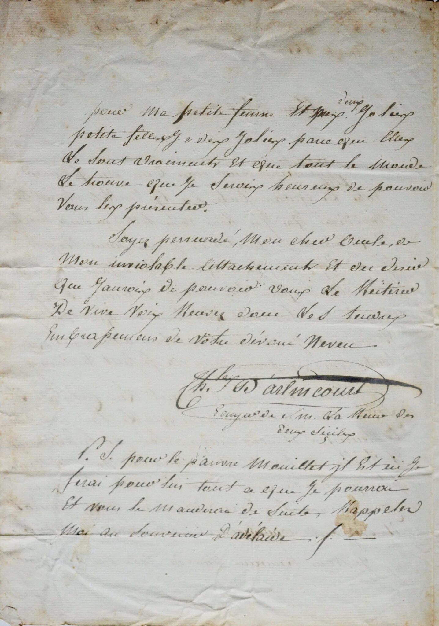 Le Baron d’Arlincourt attend les ordres de Murat, devant les côtes de Sicile – vue 3 Le Baron d’Arlincourt attend les ordres de Murat, devant les côtes de Sicile – vue 3