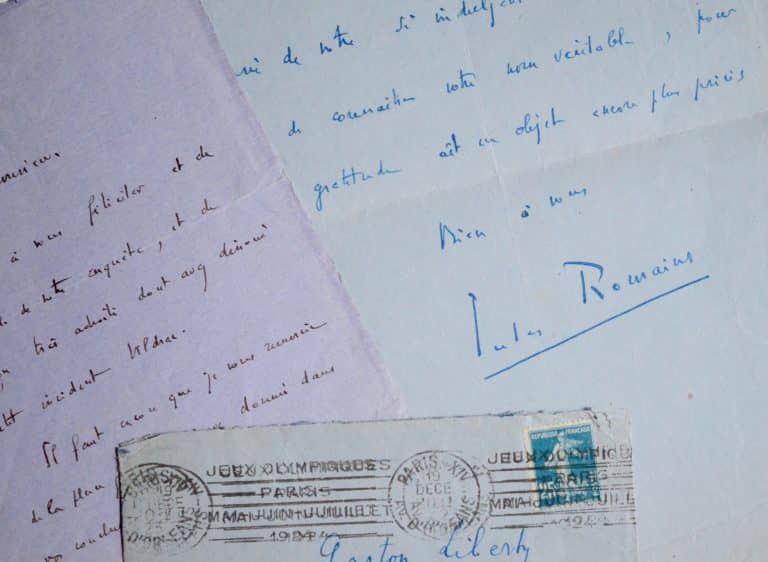 Jules Romains évoque l&rsquo;affaire Vildrac et veut connaitre le nom de Gaston Liberty