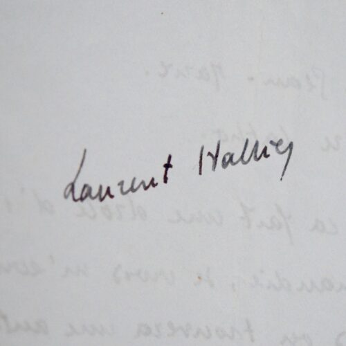 Belle correspondance de Laurent Hallier, évoquant son frère, Jean-Edern Hallier