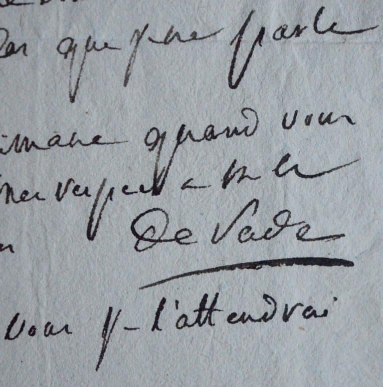 Après son évasion d&rsquo;Aix, le marquis de Sade a des vues sur la fille de sa voisine