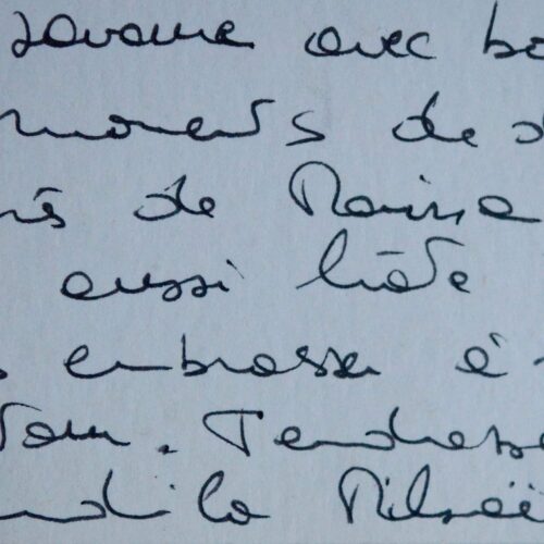 Ludmila Mikaël se détend loin de la Comédie française