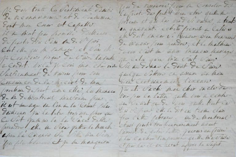 Longue lettre du marquis de Sade à son oncle, l&rsquo;Abbé de Sade