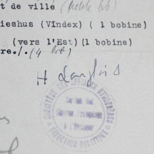 Henri Langlois emprunte 11 films mythiques pour des conférences