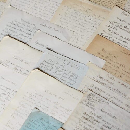 Longue et intéressante correspondance du peintre et poète japonophile Noël Nouet
