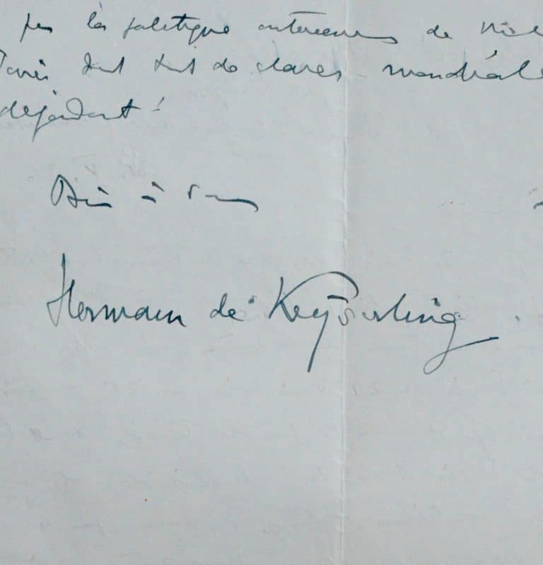 Le philosophe Hermann von Keyserling revient au paradis terrestre : Belle-Île-en-Mer