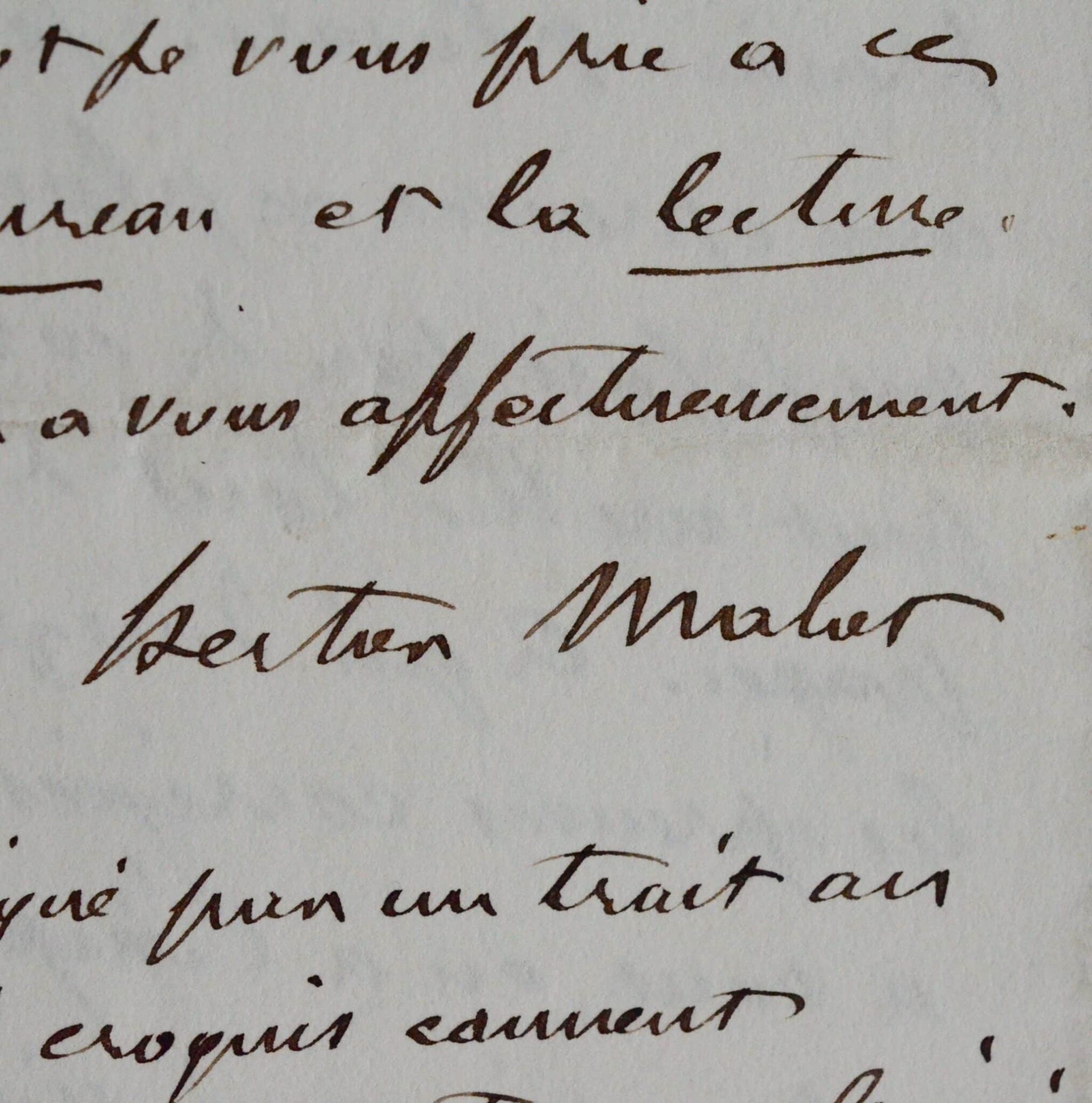 Belle lettre d’Hector Malot à son éditeur sur ses exigences pour l’édition d’un roman