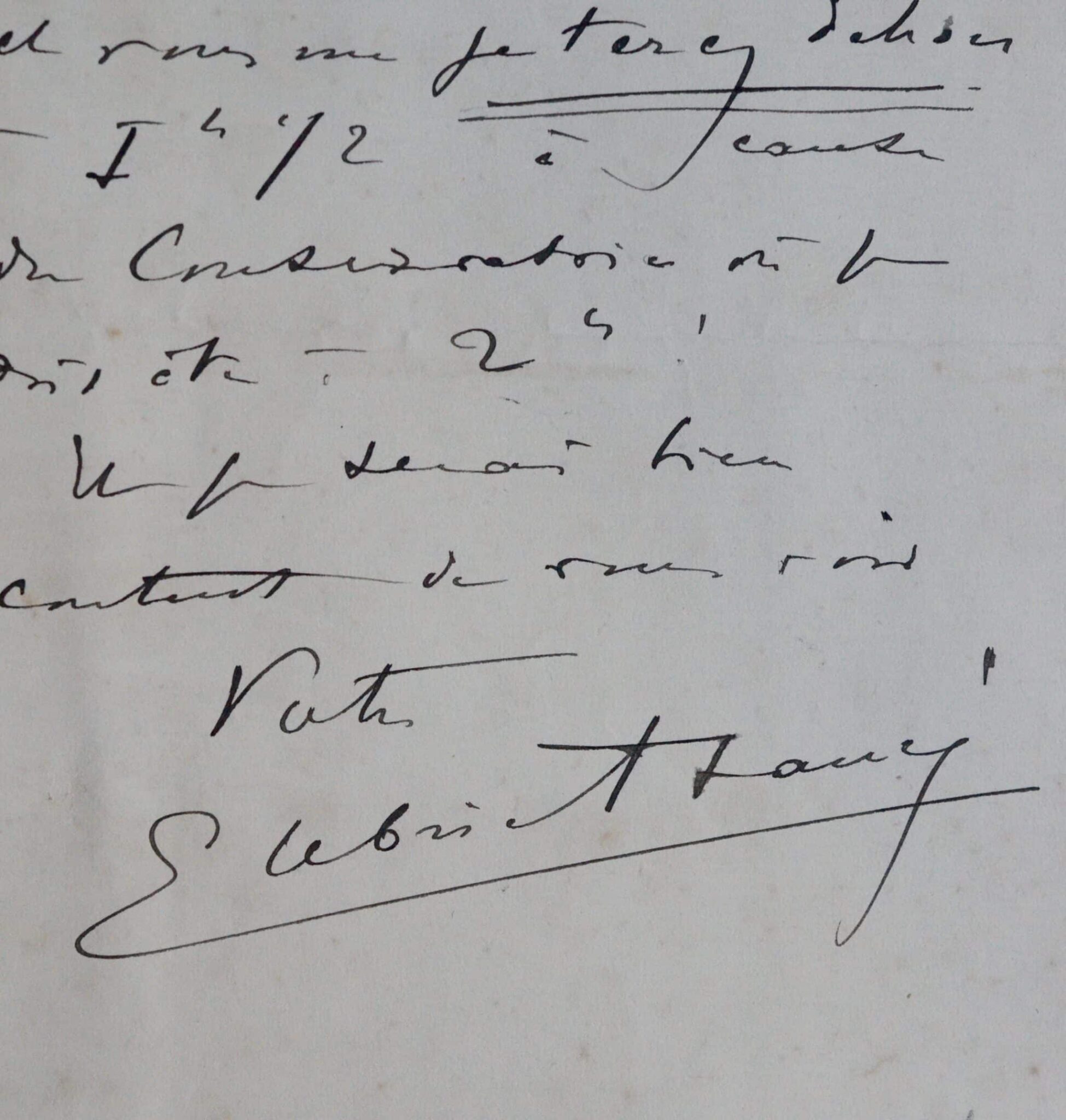 Gabriel Fauré voit un ami et file au Conservatoire