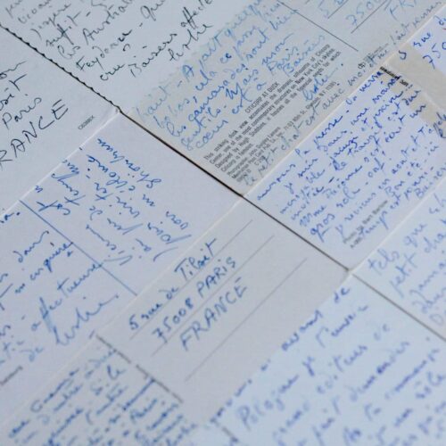 Jolie correspondance de Leslie Caron à Simone Simon