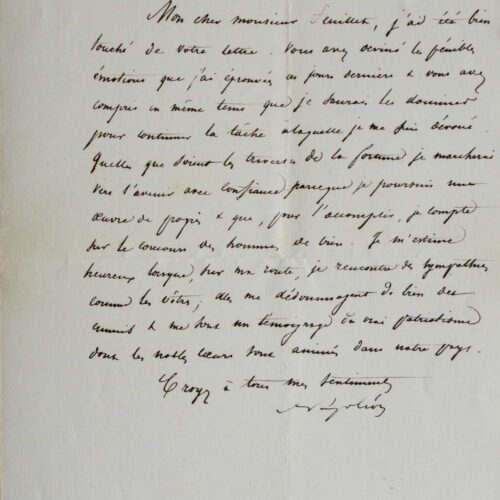 1870 : Napoléon III dit "marcher vers l'avenir avec confiance" – vue 2