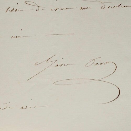 Déchirante lettre de Marie Favart, blessée par Théophile Gautier