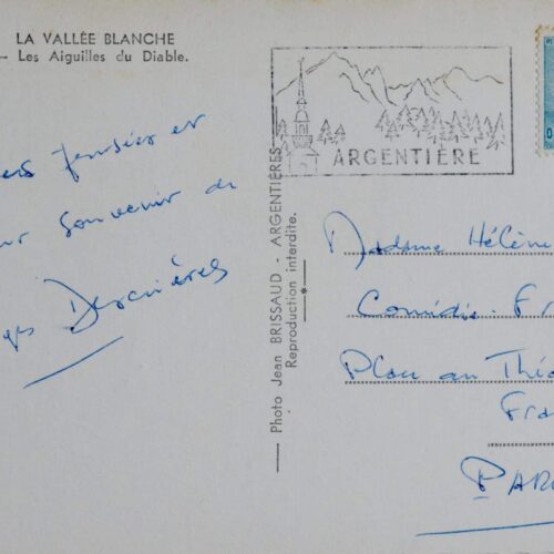 Amicales pensées de Georges Descrières – vue 2
