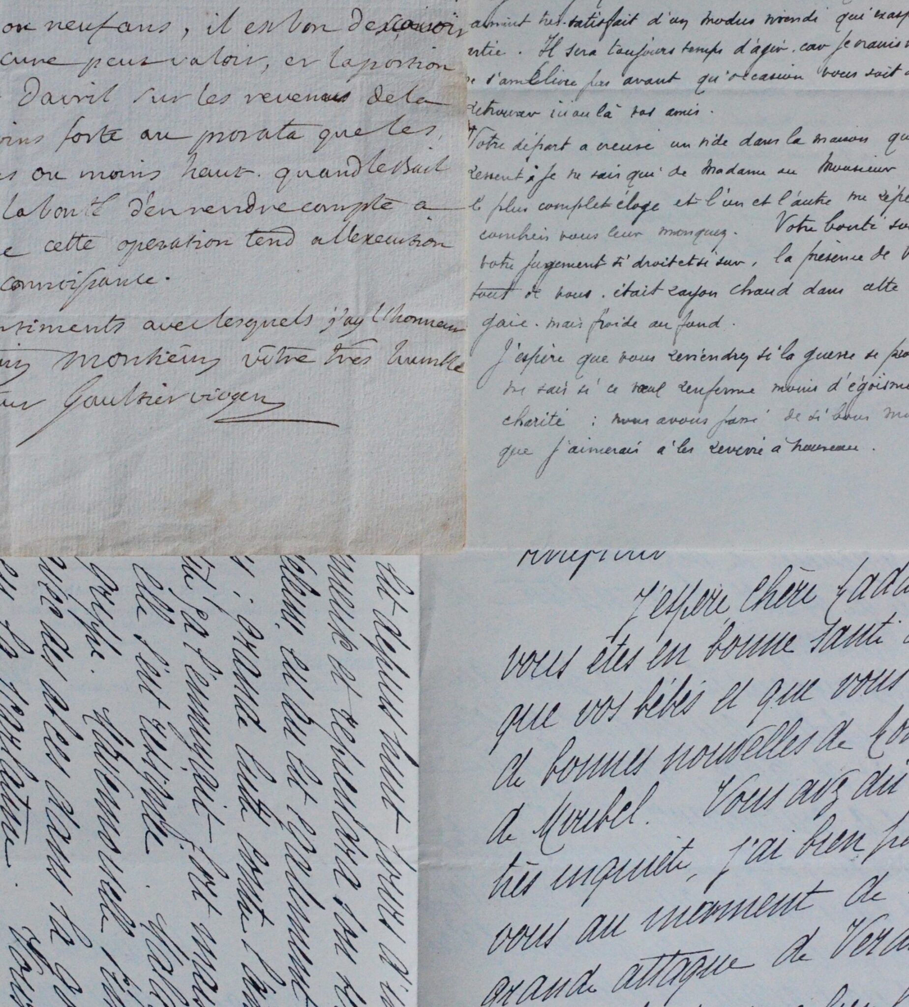 Ensemble de trois documents relatifs au département de l’Indre