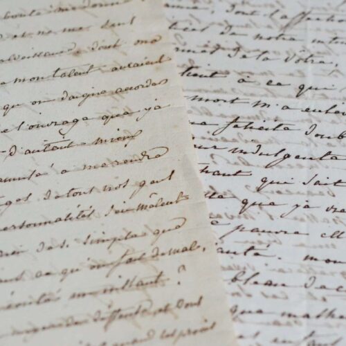 Deux belles lettres de Sophie Gay à la Princesse de Salm-Dyck sur la mort de Sophie Gail