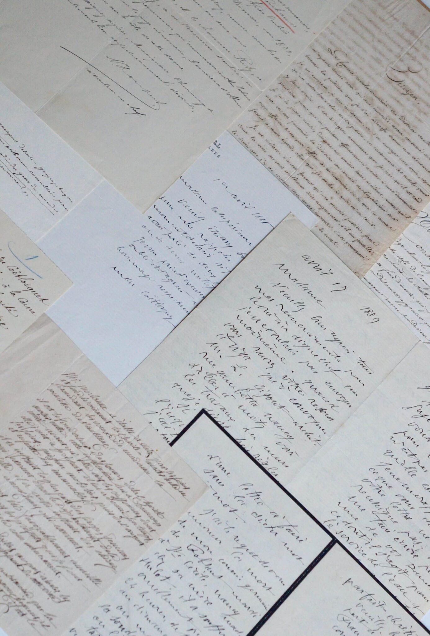 Ensemble de 9 lettres et documents sur la Moselle, fin XVIIIe-début XXe. – vue 3 Ensemble de 9 lettres et documents sur la Moselle, fin XVIIIe-début XXe. – vue 3