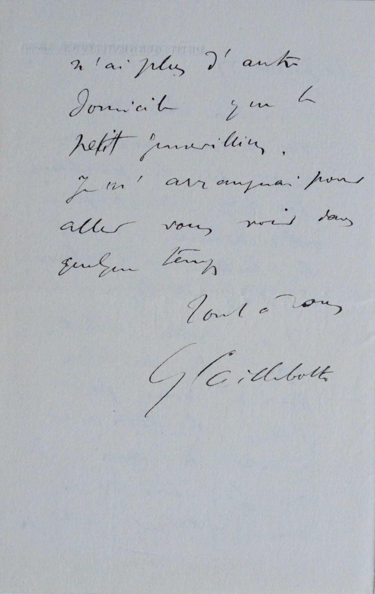 Gustave Caillebotte annonce à Claude Monet la construction d'un nouvel atelier – vue 3 Gustave Caillebotte annonce à Claude Monet la construction d'un nouvel atelier – vue 3