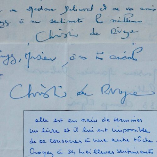 Christine de Rivoyre effondrée après la mort de sa mère