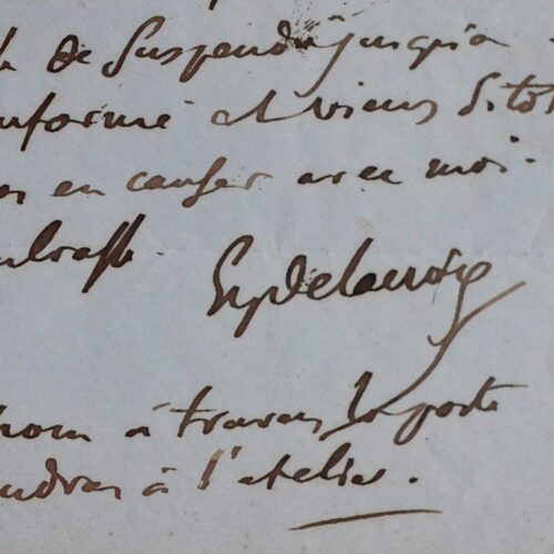 Eugène Delacroix dipinse "L'educazione della Vergine" per la cappella di Nohant