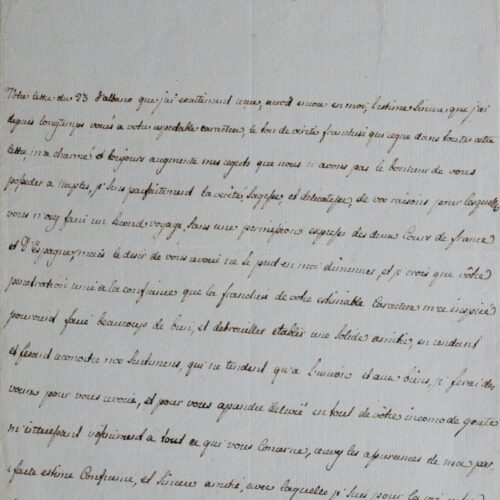 Belle et tendre lettre de Marie-Caroline d'Autriche, reine de Naples et soeur de Marie-Antoinette – vue 2