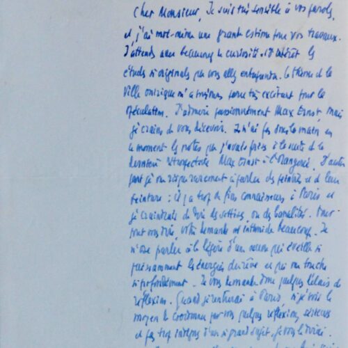 Vladimir Jankélévitch et "les énergies du rêve" de Max Ernst