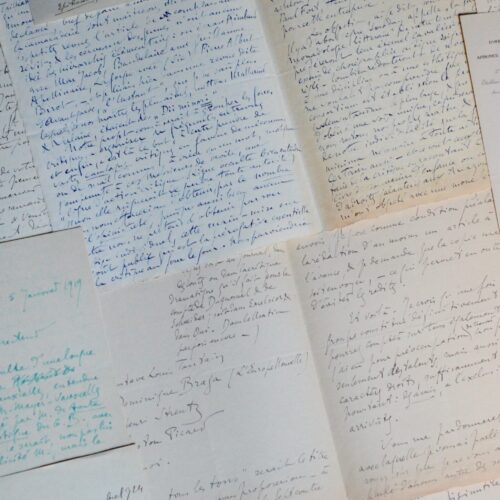 Belle et longue correspondance littéraire de Georges-Armand Masson à Karl Boès