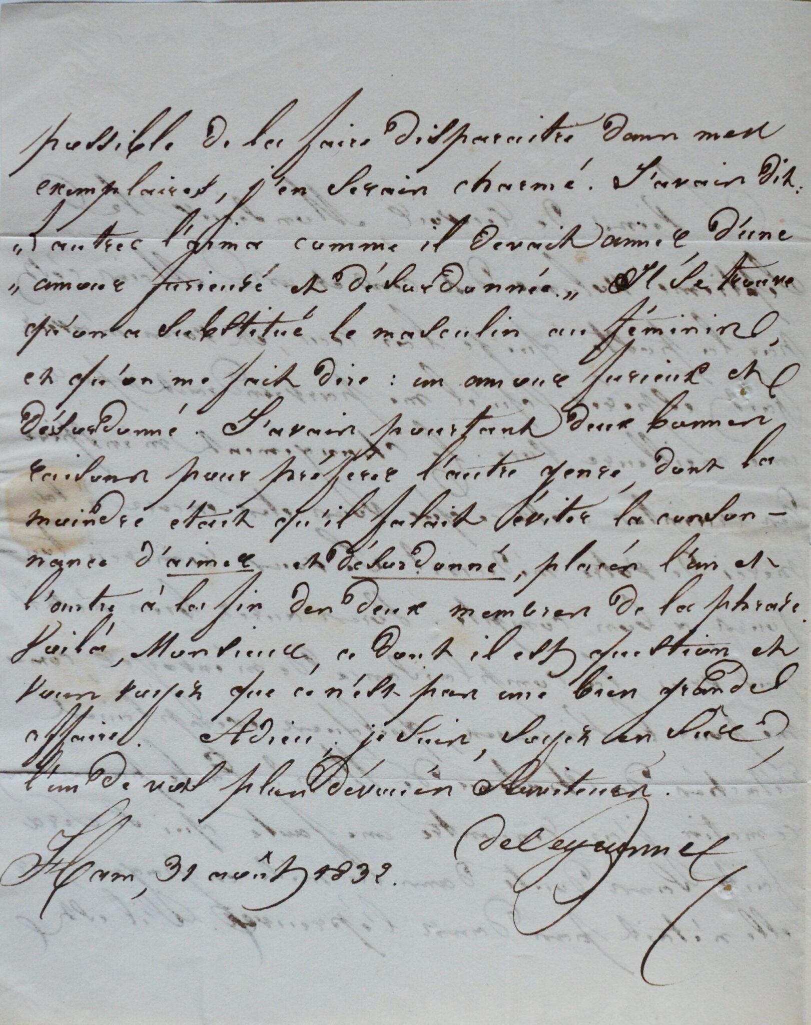 Du fort de Ham, Peyronnet évoque ses écrits sur Vincennes – vue 3 Du fort de Ham, Peyronnet évoque ses écrits sur Vincennes – vue 3