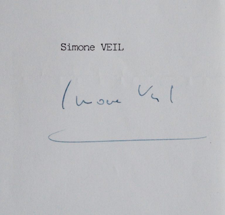 Pour Simone Veil, l&rsquo;Europe est le garde-fou contre les dangers encourus par la France