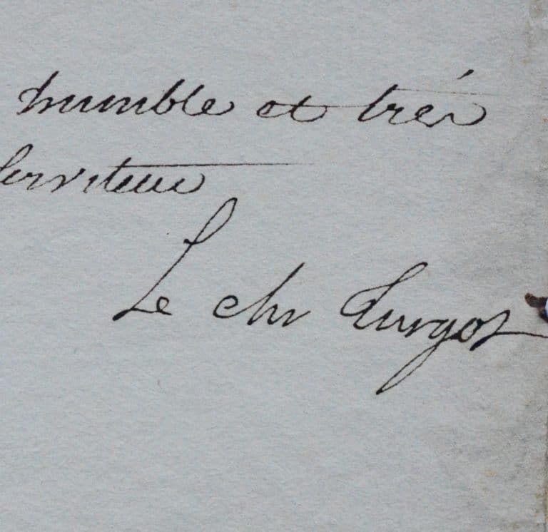 Lettre du naturaliste et gouverneur de Guyane, Étienne-François Turgot
