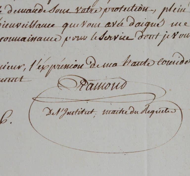 Le pyrénéiste Louis Ramond de Cabonnières demande des ouvrages