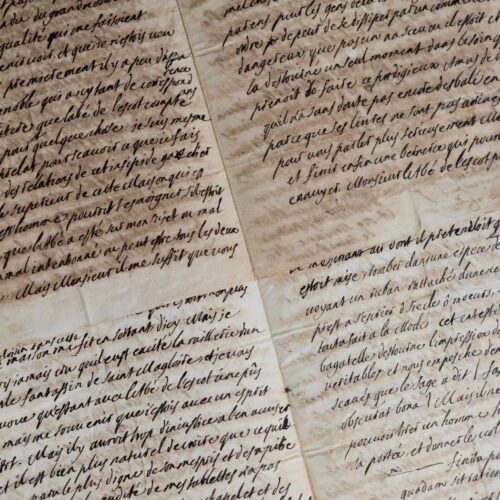 Longue lettre de l'abbé défroqué Alphonse de Simiane, calomnié, peu avant sa mort en 1680