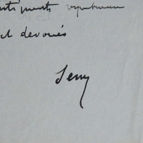 Ensemble de deux lettres et un télégramme de SEM