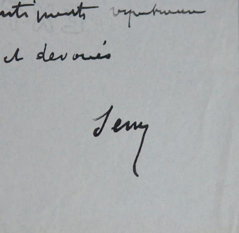 Ensemble de deux lettres et un télégramme de SEM