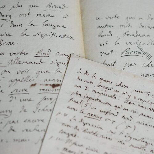 Deux notes étymologiques de l'antiquaire et archéologue Ennius-Quirinus Visconti