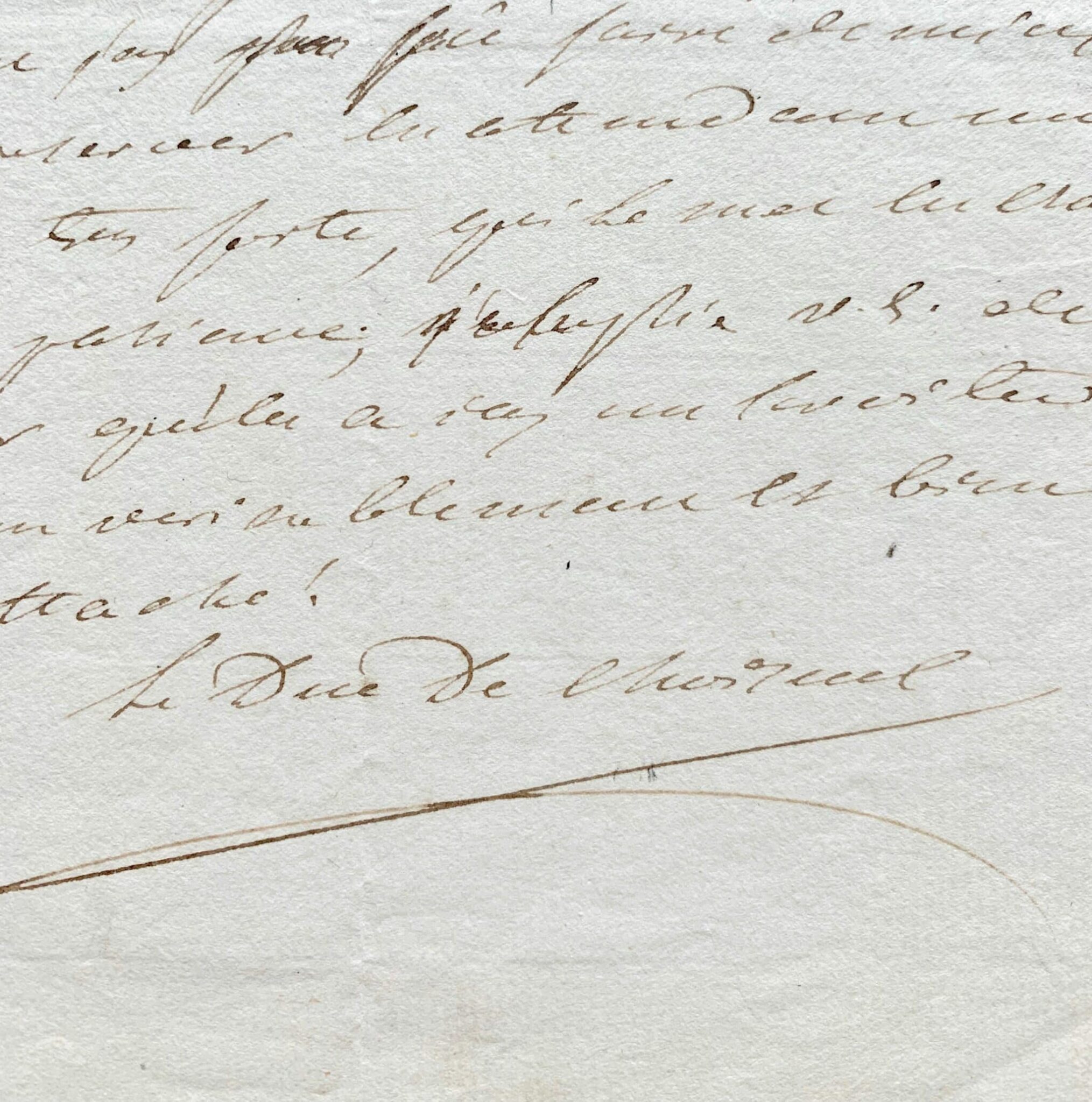 Le duc de Choiseul, reconnaissant de la promotion de son frère comme archevêque d’Albi