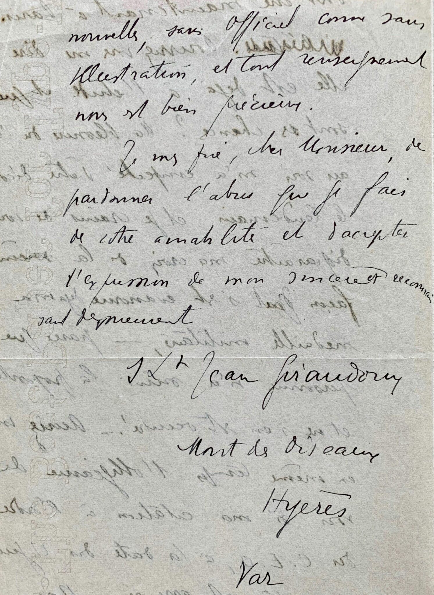 Jean Giraudoux blessé aux Dardanelles