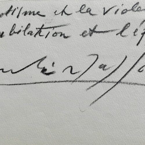 Eine skandalöse Maxime von André Masson