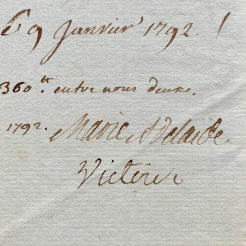 Madame Victoire et Madame Adélaïde accordent une aide financière