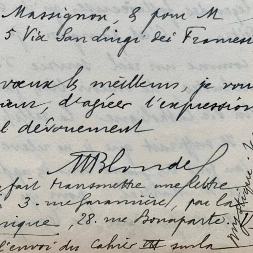 Le philosophe Maurice Blondel lance une contre attaque dans La Vie Catholique