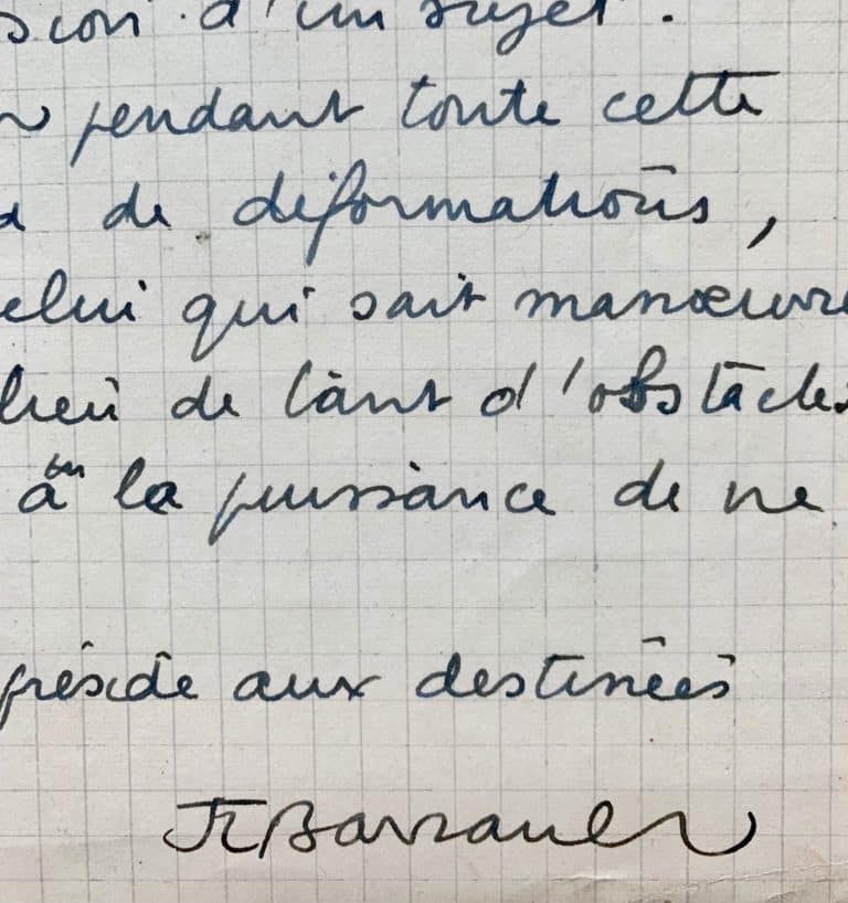 Superbe texte de J.-L. Barrault sur la création, rendant hommage à Boris Kochno