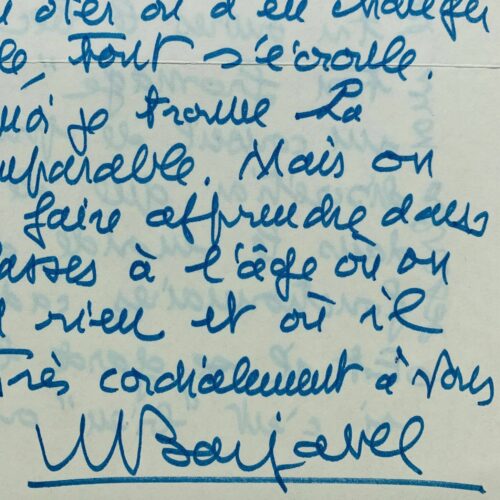 L'admiration de Barjavel pour La Fontaine