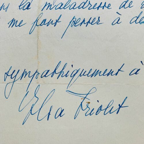 Para Elsa Triolet, la poesía es capaz de conmover al mundo