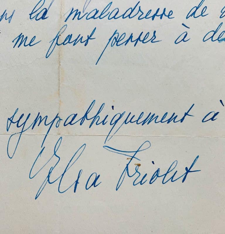 Pour Elsa Triolet, la poésie est capable de remuer le monde