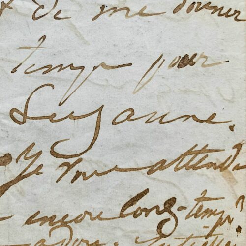 Lettre de Juliette Drouet à Victor Hugo : "c'est si bon de te voir et de te respirer"