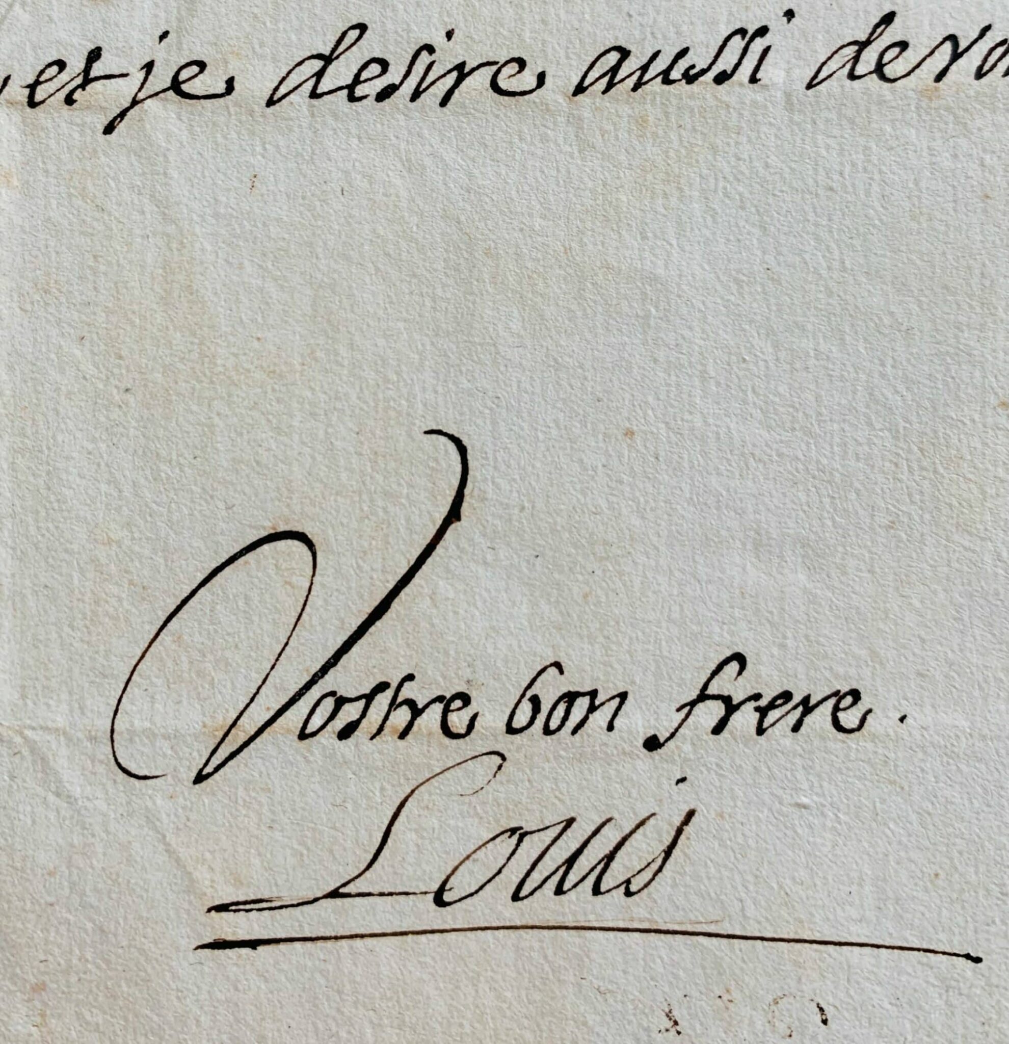 Le Grand Dauphin annonce la naissance d’un héritier à la couronne de France